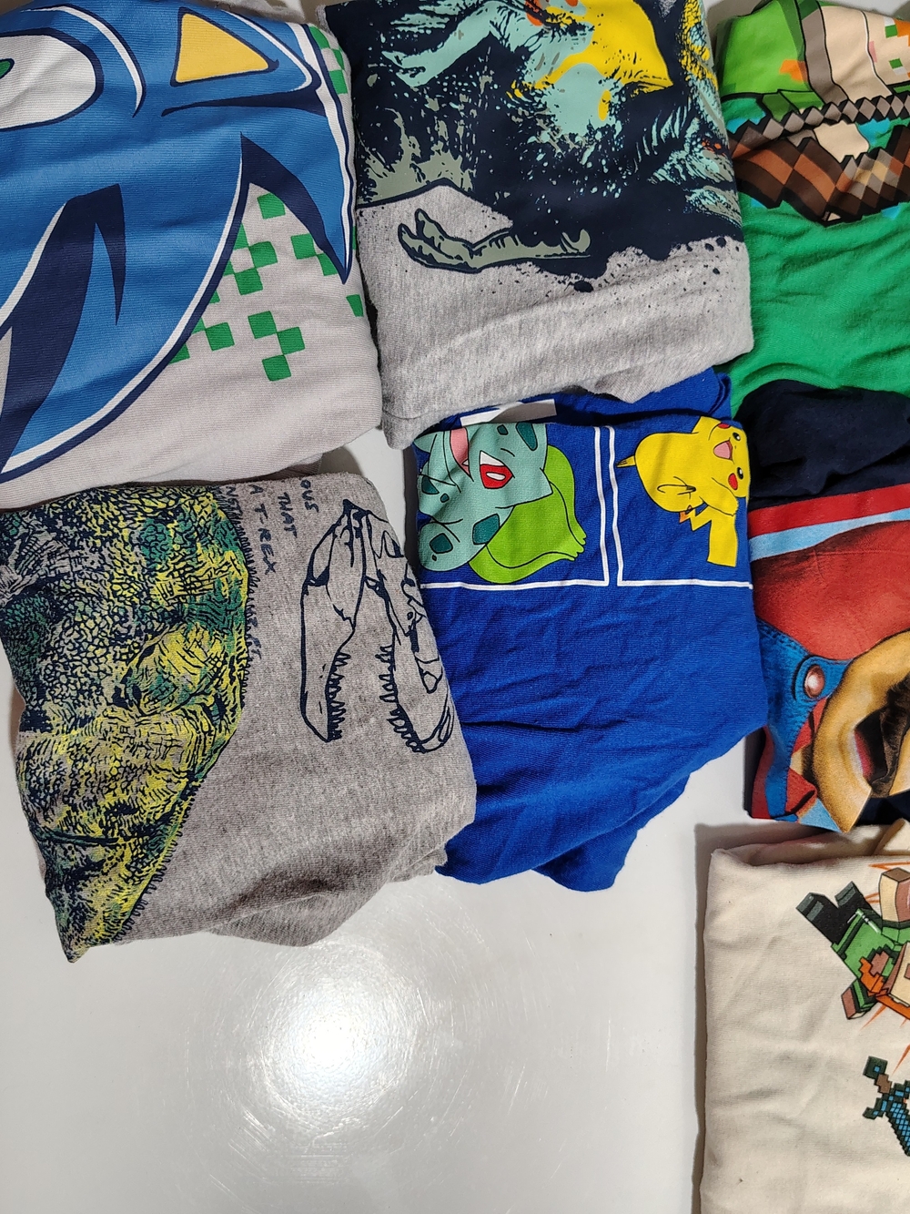 Assorted Graphic Tee Bundle - Bright Multicolor Prints